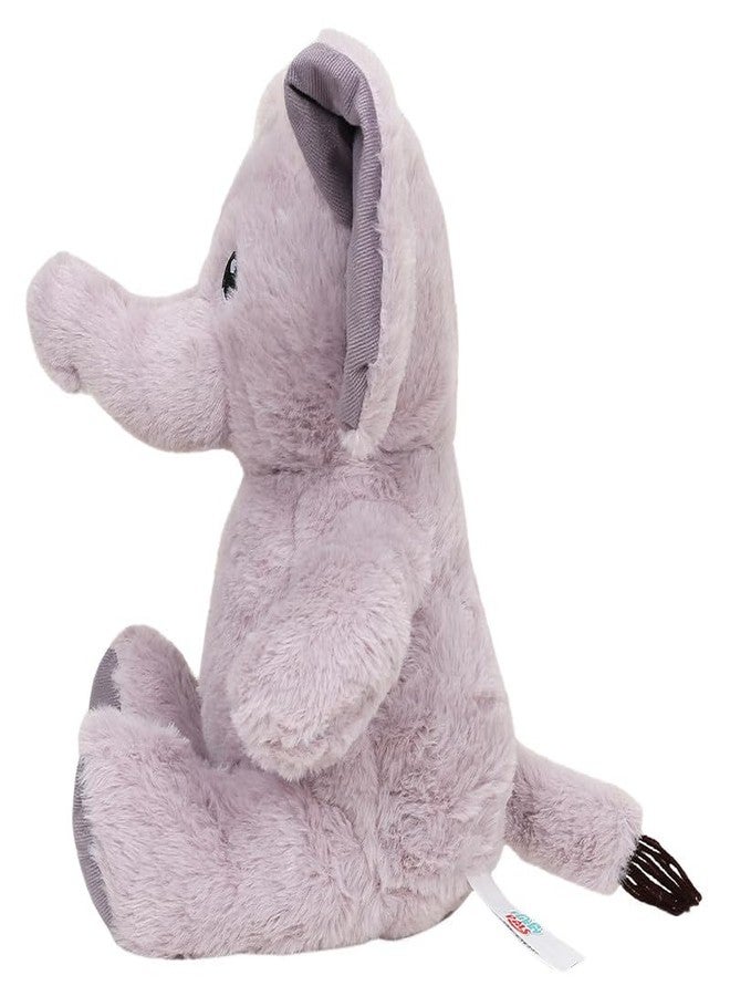 STRIDERS لعبة فيل قطيفة ناعمة للأطفال من ستريدرز - رمادي | حيوان محشو لطيف للأطفال | فيل ناعم قابل للعناق للبنات والأولاد | قطيفة ناعمة للعب والمرح - Image 3